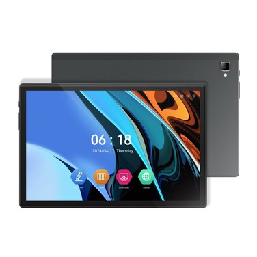 Porodo 10.1" Ultra Professional Tablet, 128GB Storage, 6GB RAM, T610 Octa-Core CPU, 13MP Rear Camera, 8MP Front Camera, Full HD Display, Android 12, Bluetooth 5.0 - Black
