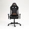 كرسي الألعاب الاحترافي من بورودو جيمينج، مسند ظهر قابل للإمالة بزاوية 160°، تصميم مريح مع وسادة قطنية وذراعين قابلين للتعديل 2D، أقمشة PU والمخمل، أسود
