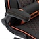 Porodo Gaming Ergonomic Chair, Adjustable Armrests, Lumbar Pillow Support, Breathable Fabric, Smooth Height Adjustment, Comfortable Design, 120 x 60 x 55 cm, 17 kg, Black
