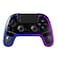 Porodo Gaming PS4 Gamepad Transparent Controller, 900mAh Battery, 6-16 Hours Working Time, Bluetooth 5.0, Type-C Charging Port, 8m Working Distance, Touchpad &amp; Vibration Feedback, RGB Lighting, Black
