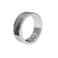 Porodo Wearable Smart Ring, Health Tracking, Heart Rate, Blood Oxygen, 3 Sports Modes, Steps &amp; Distance Tracker, IP68 Waterproof, Anti-Bacterial Stainless Steel, Size 11 - Silver
