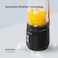 Porodo 240W 6 Blade Portable Blender 700ml with Functional Design, Powerful Motor Ice Crusher, Blending Time 30 Seconds/Cycle, Innovative Rotation Technology - Black