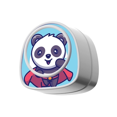 Porodo Life Style Kids Portable Neck Fan, 900mAh Battery, 3-Speed Settings, 10 Hours on 1st Level, 5 Hours on 2nd Level, 2 Hours on 3rd Level, Type-C Charging, Blue
