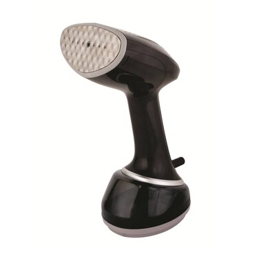 Porodo Lifestyle Handheld Garment Steamer, 1700W, 360mL Water Tank, Fabric Brush &amp; Water Cup, No-Leak Steam Technology, UK 3 Pin Plug, Black
