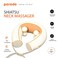 Porodo Shiatsu Neck Massager, 1800mAh Battery, 220 Minutes Working Time, Type-C Charging, 15-Minute Timer, Adjustable Strap, Yellow
