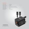 Porodo Dual Port Wall Charger UK, USB-C Output 9V/2.22A, 12V/1.67A, 5V/4A, 20W, USB-A Output 9V/2A, 12V/1.5A, 5V/4A, 20W, 1.2M USB-C to USB-C Cable Included, Black
