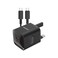 Porodo USB-C Power Delivery Wall Charger, 5V/3A, 9V/2.22A, 12V/1.67A Output, 1.2M USB-C to USB-C Cable Included, Simultaneous Charging, Power Output 20W, PD 20W, Black
