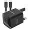 Porodo USB-C Power Delivery Wall Charger, 5V/3A, 9V/2.22A, 12V/1.67A Output, 1.2M USB-C to Lightning Cable Included, Simultaneous Charging, Power Output 20W, PD 20W, Black
