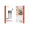 Porodo USB-A QC to Type-C PVC Cable 1.2m Tangle Free, Fast Charging &amp; Data Transfer, +15000 Bends Lifespan, Lightweight &amp; Portable Compatible with Smartphones, Earbuds (Black)
