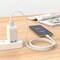 كابل بورودو USB-A QC إلى Type-C من PVC بطول 1.2 متر خالٍ من التشابك، شحن سريع ونقل بيانات، عمر افتراضي +15000 انحناء، خفيف الوزن وسهل الحمل، متوافق مع الهواتف الذكية وسماعات الأذن (أبيض)
