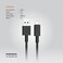 Porodo USB-A QC to Lightning PVC Cable 1.2m   Tangle-Free, Fast Charging &amp; Data Transfer, 15000+ Bends Lifespan, Lightweight &amp; Portable, Apple iPhone &amp; AirPods Compatible - Black
