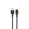 Porodo USB-A QC to Lightning PVC Cable 1.2m   Tangle-Free, Fast Charging &amp; Data Transfer, 15000+ Bends Lifespan, Lightweight &amp; Portable, Apple iPhone &amp; AirPods Compatible - Black
