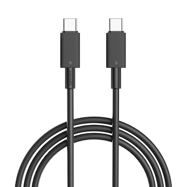 كيبل بورودو USB Type-C إلى USB Type-C للشحن السريع، 60 واط PD، كابل PVC بطول 3 متر، سرعة نقل بيانات 480Mbps، يتحمل أكثر من 15000 انحناء، مقاوم للتشابك، نحاس عالي الجودة (أسود)
