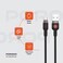 Porodo USB-A to Micro USB Braided Cable 1.2m Length, 480Mbps Data Transfer, Fast Charging, High-Grade Copper Core, Tangle-Free Braided Build, 15000+ Bends Lifespan, Charge &amp; Sync
