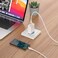 Porodo Braided USB-A to Type-C Cable, 480Mbps Data Transfer Speed, Aluminum Alloy &amp; Woven Cable, 1.2m Length, Tangle-Free Design, More than 15,000 Bends Lifespan, White
