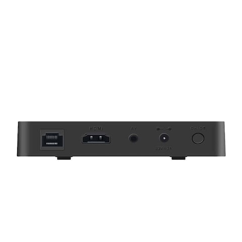 Porodo Android TV Box 1+8 GB Support 4K with BT RCU and USB Dongle - Black