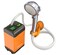 Porodo Lifestyle Portable Electric Shower Pump with 7800mAh Battery, 90W Max Load Power, Multiple Shower Modes, 2.5H Working Time, 7H Recharge Time, 2M Hose, Compact Lightweight Design, Orange
