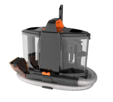 Porodo Lifestyle Spot Cleaner 500W with 1350ml Water Tank and 600ml Dirty Water Tank, 11KPa Suction Power, 3800rpm Motor Speed, 5M Cord Length, UK 3-Pin Plug, Powerful Stain Remover - White