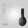 Porodo Soundtec PRIMO Wireless Headphone with ENC, Low-Latency Gaming Mode, 50 Hours Playtime at 50% Volume, 40mm Drivers, Bluetooth V5.4, Type-C Charging, Voice Assistant Support - Black
