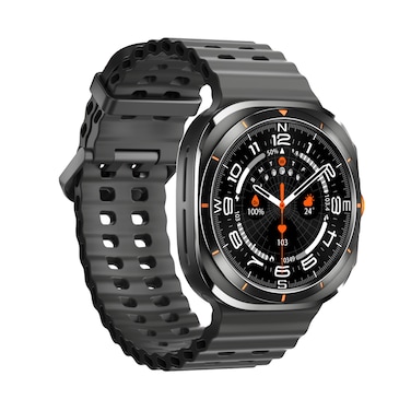 Porodo Amoled 1.43&quot; Smart Watch Black Dial with 34mm Orange Ocean Band, IP68 Water Resistance, Up to 7 Days Working Time, 400mAh Battery Capacity, Stylish Black Finish
