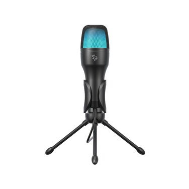 Porodo Condenser Microphone, Suitable for Streaming, Podcasting, Recording, 116Hz-20KHz Response, Windows &amp; Mac Compatibility, Omni Directional, -39&plusmn;2dB Sensitivity, USB 2.0 Interface
