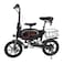 Porodo Lifestyle Folding Urban Electric Bike, 36V 350W Motor, 7500mAh Battery, 14" Tires, 25 km/h Max Speed, 25 km Max Distance, Pedal Assist System, Black
