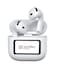 Porodo Soundtec TWS ANC+ENC Earphone With Touch Screen, Personalized App Control, Impressive-Fidelity Audio, Touch Controls, Type-C Charging, 4H Playtime, Bluetooth V5.4,10M Range - White