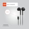 Porodo Soundtec Stereo Earphones, TPE + Metal + ABS Material, Type-C Connection, 1.2m Cable Length, High-Clarity Mic, Crisp Audio - Black