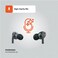 Porodo Soundtec Stereo Earphones, TPE + Metal + ABS Material, Type-C Connection, 1.2m Cable Length, High-Clarity Mic, Crisp Audio - Black