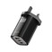 Porodo 65W Triple Output Quick Wall Charger, Type-C 1 65W, USB-A 22.5W, Type-C 2 20W, AC 100-240V, USB-A &amp; USB-C Output, UK Plug, Multiple Sharing Outputs for Efficient Charging
