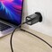Porodo 65W Triple Output Quick Wall Charger, Type-C 1 65W, USB-A 22.5W, Type-C 2 20W, AC 100-240V, USB-A &amp; USB-C Output, UK Plug, Multiple Sharing Outputs for Efficient Charging