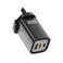 Porodo 65W Triple Output Quick Wall Charger, Type-C 1 65W, USB-A 22.5W, Type-C 2 20W, AC 100-240V, USB-A &amp; USB-C Output, UK Plug, Multiple Sharing Outputs for Efficient Charging