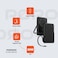 Porodo Power Bank Compatible with MagSafe, Built-In Type-C &amp; Stand, 10000mAh Battery Capacity, 15W Wireless Output, 20W Type-C Output, Strong Magnetic Hold, Secure Stand - Black
