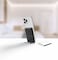 Porodo Power Bank Compatible with MagSafe, Built-In Type-C &amp; Stand, 10000mAh Battery Capacity, 15W Wireless Output, 20W Type-C Output, Strong Magnetic Hold, Secure Stand - Black
