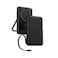 Porodo Power Bank Compatible with MagSafe, Built-In Type-C &amp; Stand, 10000mAh Battery Capacity, 15W Wireless Output, 20W Type-C Output, Strong Magnetic Hold, Secure Stand - Black
