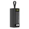 باور بانك بورودو 20000mAh بقوة 130 واط، شحن سريع PD بقوة 100 واط، كابل Type-C قابل للسحب 1 متر، دعم شحن اللابتوب، شاشة رقمية، مخرجات Type-C و USB-A - أسود
