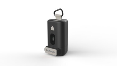 Porodo 15000mAh Power Bank, 45W Power Delivery, Built-in Retractable Type-C Cable, Digital Display, Multiple Voltage Options, Black
