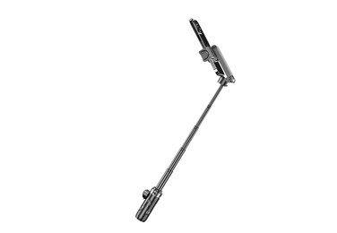 Porodo Foldable Selfie Stick with Tripod, 41cm Extendable Length, 360&deg; Rotating Phone Clip, Bluetooth V5.2, 55mAh Battery, Type-C Charging, Up to 5000 Photos, Black
