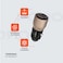 Porodo 95W Transparent Car Charger   Multi-Device PD Charging, Dual USB-C &amp; USB-A Ports, Simultaneous Fast Charging, Universal Compatibility, Zinc Alloy Build - Desert Titanium
