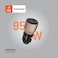 Porodo 95W Transparent Car Charger   Multi-Device PD Charging, Dual USB-C &amp; USB-A Ports, Simultaneous Fast Charging, Universal Compatibility, Zinc Alloy Build - Desert Titanium
