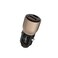 Porodo 95W Transparent Car Charger   Multi-Device PD Charging, Dual USB-C &amp; USB-A Ports, Simultaneous Fast Charging, Universal Compatibility, Zinc Alloy Build - Desert Titanium

