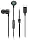 Porodo Soundtec Touch Controls Earphone, High-Clarity Mic, Type-C Connector, 96dB Sensitivity, 1.2m Cable, 10mm Driver, 20Hz-20kHz Frequency, Crisp Audio - Black
