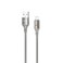 Porodo USB-A to Lightning LED Light Cable 1.2m Length, 2.4A Current, 480Mbps Data Transfer Speed, Braided Durable Wire, Fast Charging &amp; Sync, Universal Compatibility
