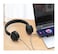 Porodo AUX to USB-C Cable, 1.2M Length, Braided Design, Plug &amp; Play, LED Light for Easy Connection, Tangle-Free, Universal Compatibility, Gray
