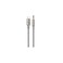 Porodo AUX to USB-C Cable, 1.2M Length, Braided Design, Plug &amp; Play, LED Light for Easy Connection, Tangle-Free, Universal Compatibility, Gray
