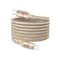 Porodo USB-C to USB-C Magnetic Braided Cable with 60W Power Delivery, 1.2m Cable Length, 15000+ Bends Lifespan, Tangle-Free Durable Design, Fast Charging &amp; Sync &ndash; Gold
