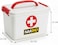 NAASHO Plastic Medical Storage Box with Lid &ndash; Large Medicine Organizer Box for Home, Office, and Travel &ndash; Child Proof First Aid Kit Storage Container with Handle