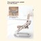 Lovely Baby High Chair LB 115,  Durable Toddler Feeding Seat, Removable Dining Tray, 3-Position Recline Rest, Best Infant Gift for 6-36 M - Brown