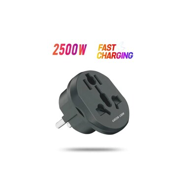 Universal EU Plug Converter &ndash; 2500W Multi-Country Travel Adapter with 10A Fast Charge