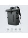 Mobcos Travel Big Back Pack Grey 8448 Expandable Waterproof Roll-Top Laptop Backpack with USB Charging Port &ndash; Anti-Theft Travel Backpack for Men &amp; Women, Durable Oxford Material, 18L&ndash;27L Expandable Capacity, Business &amp; Outdoor Daypack